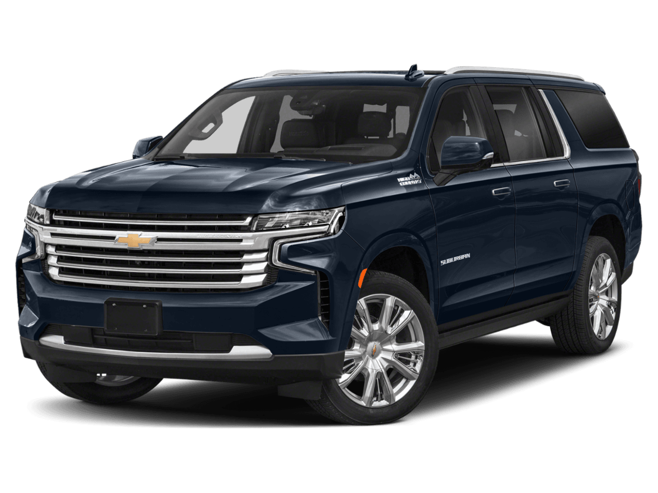 2023 Chevrolet Suburban High Country - Front 3/4, facing to the left