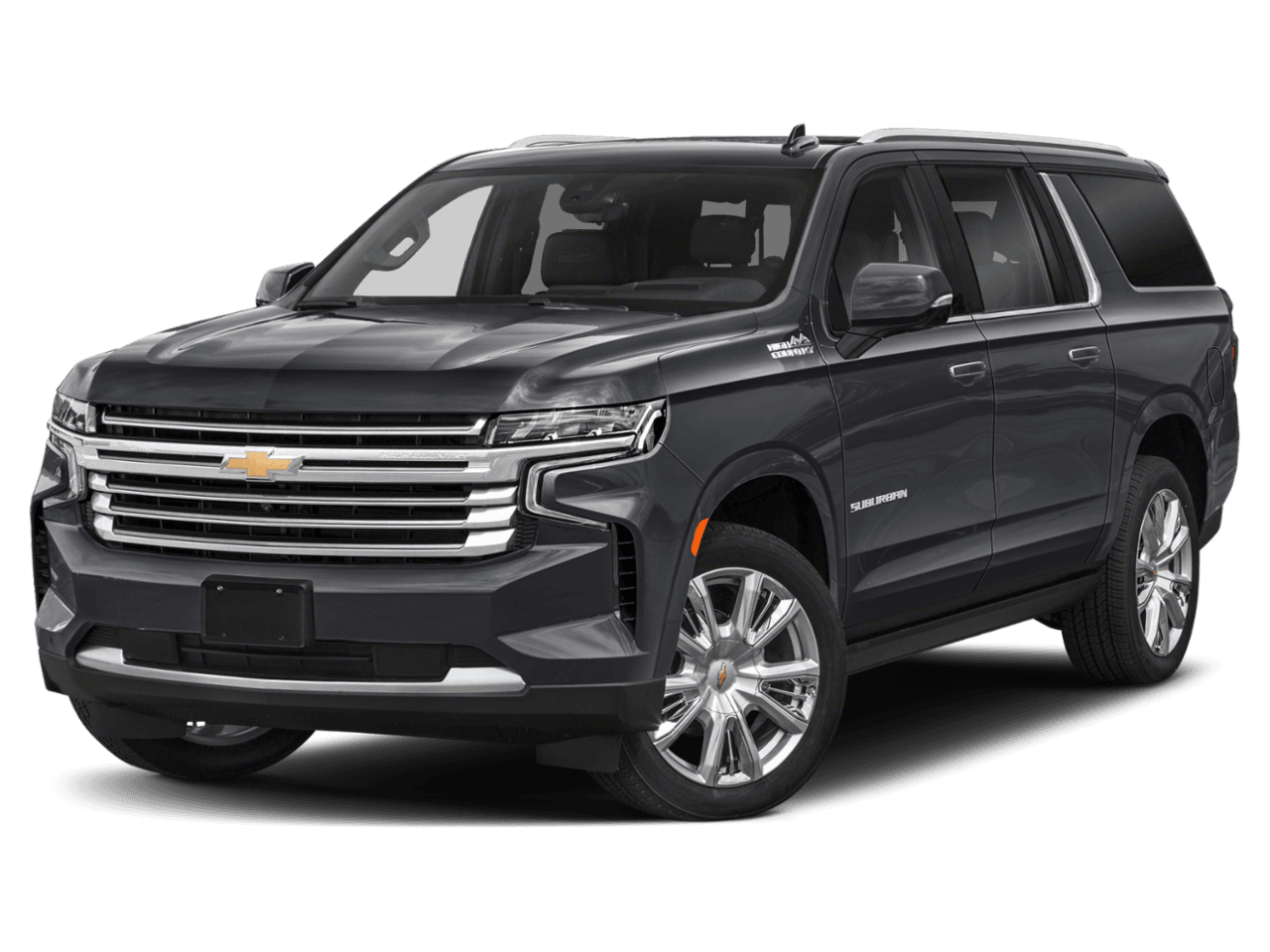 2023 Chevrolet Suburban High Country - Front 3/4, facing to the left