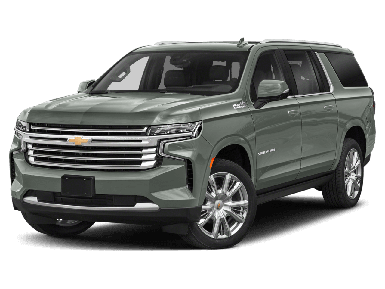 2023 Chevrolet Suburban High Country - Front 3/4, facing to the left