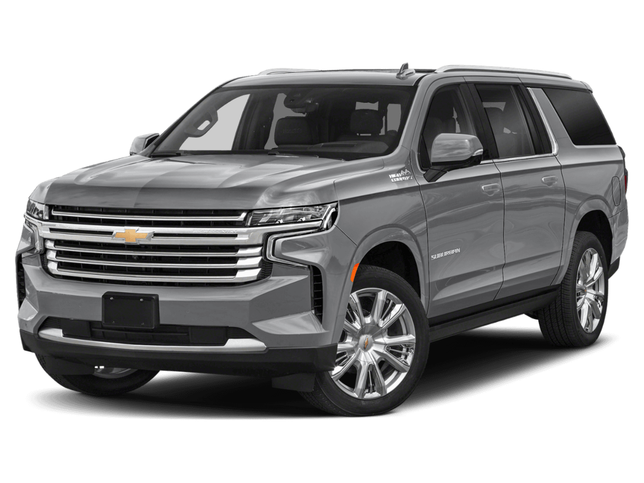 2023 Chevrolet Suburban High Country - Front 3/4, facing to the left