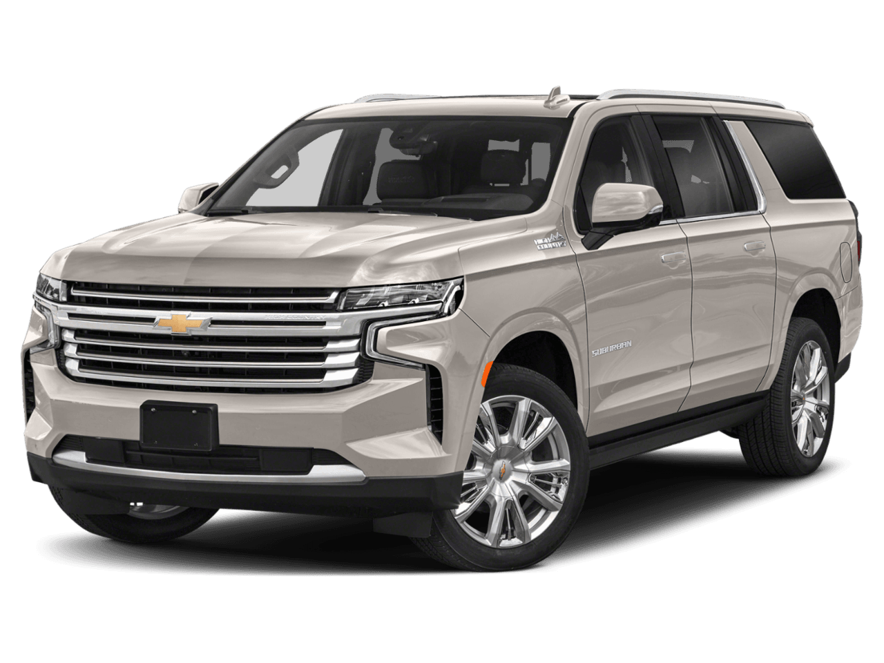 2023 Chevrolet Suburban High Country - Front 3/4, facing to the left