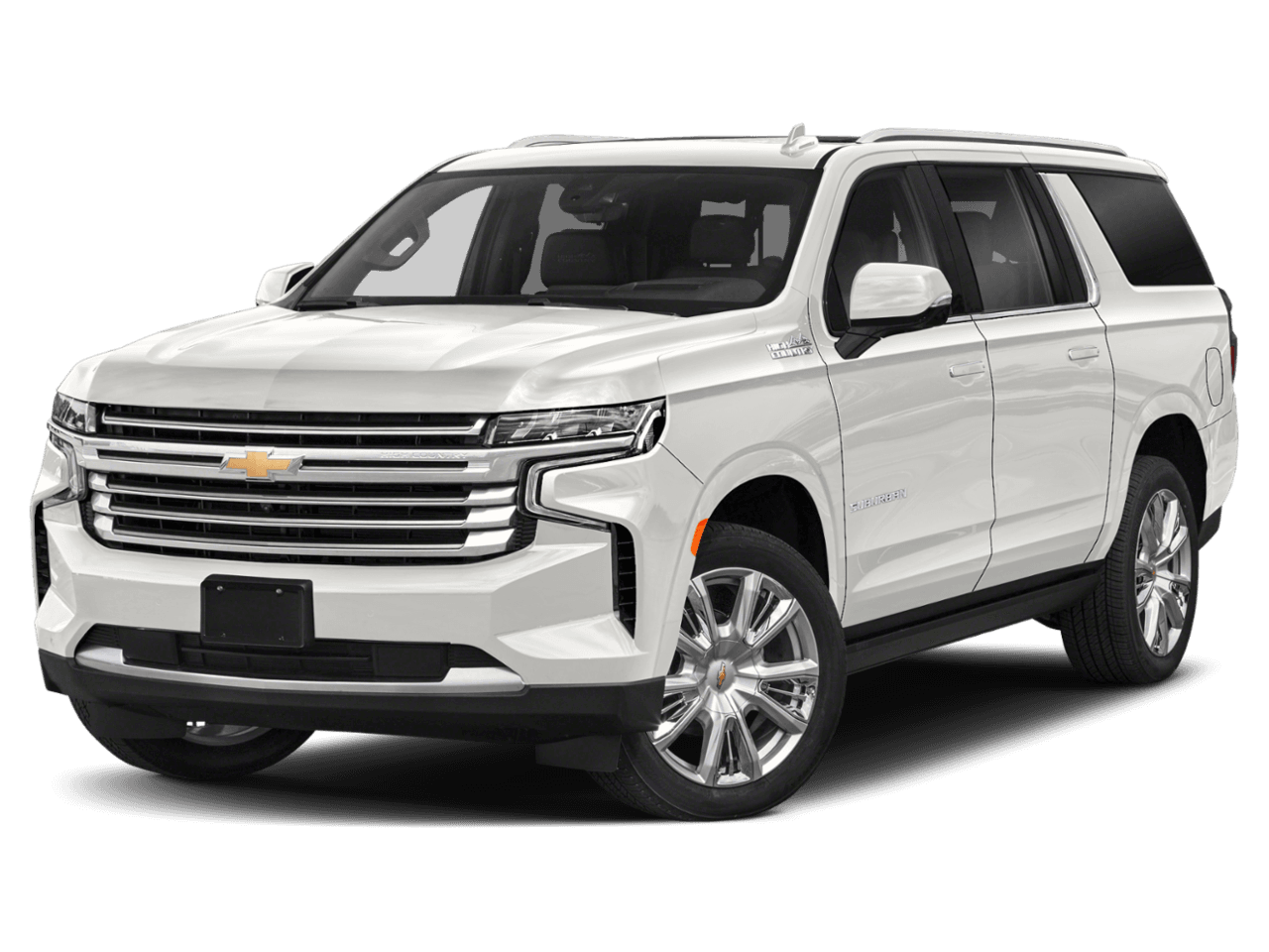 2023 Chevrolet Suburban High Country - Front 3/4, facing to the left