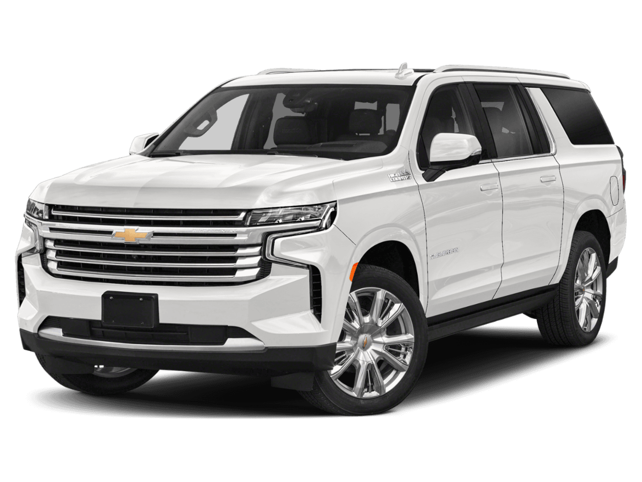 2023 Chevrolet Suburban High Country - Front 3/4, facing to the left