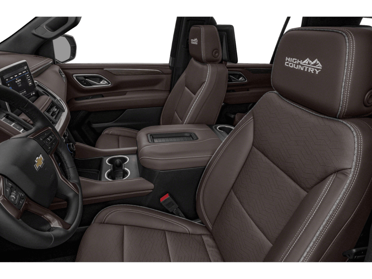 2023 Chevrolet Tahoe High Country - Interior Driver's Side with Door Open, Front Seat Feature