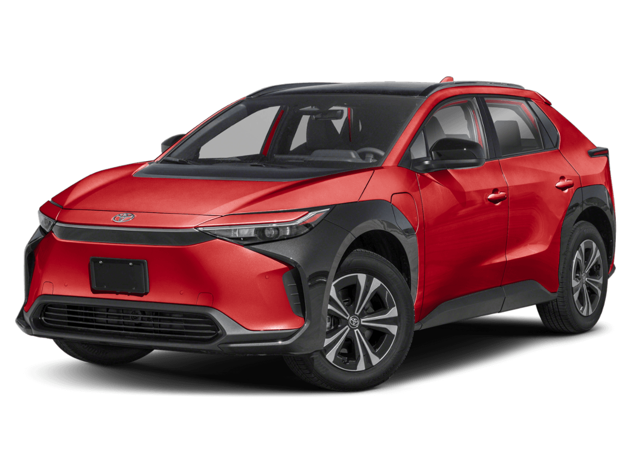 2023 Toyota bZ4X XLE - Front 3/4, facing to the left