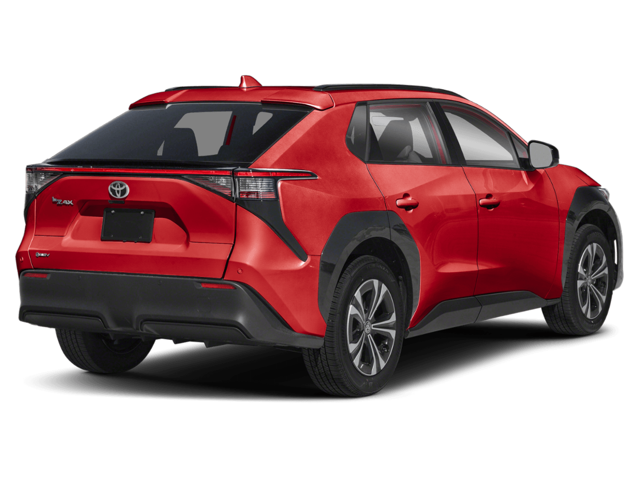 2023 Toyota bZ4X XLE - Rear 3/4, facing to the right