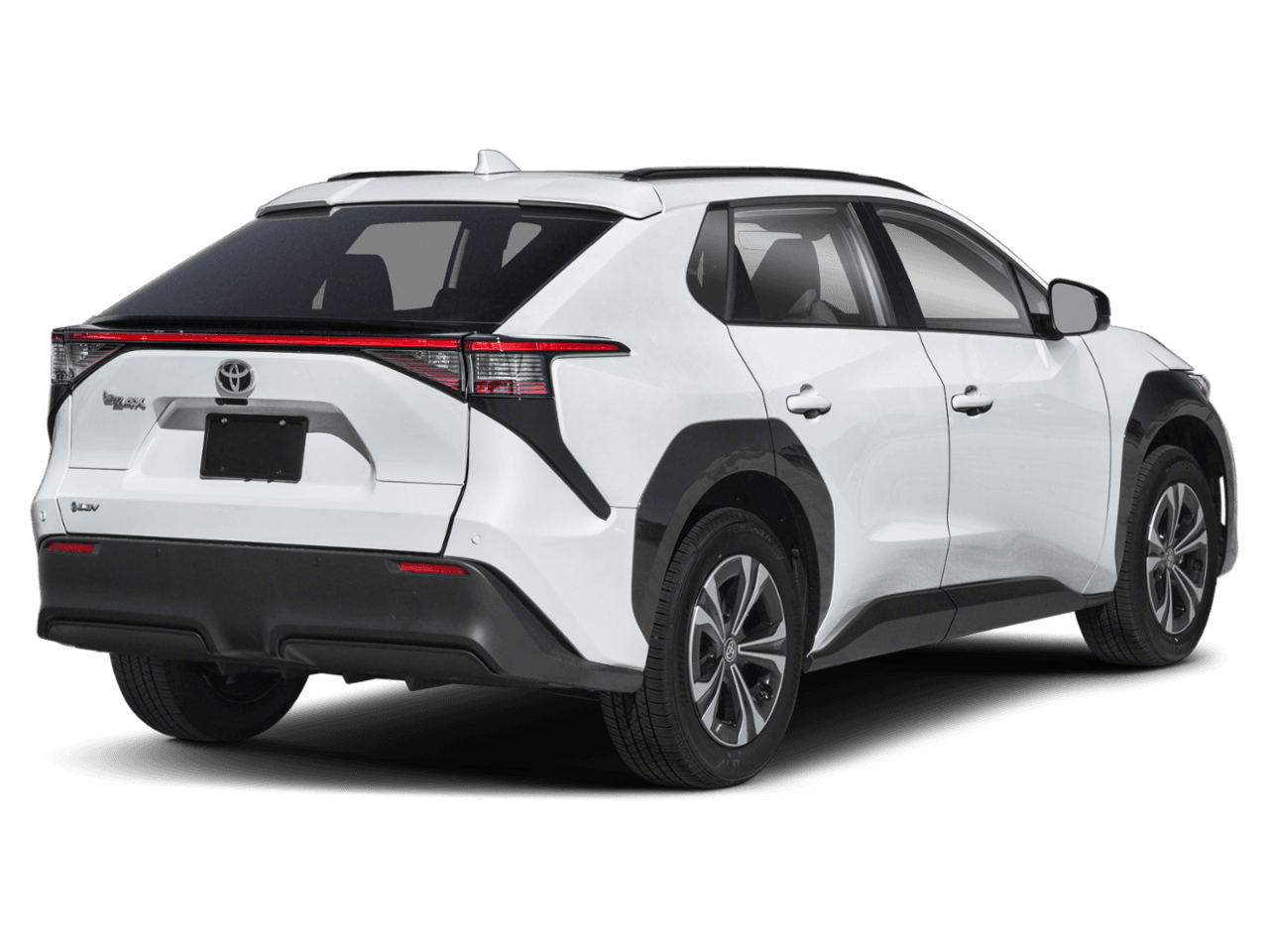 2023 Toyota bZ4X XLE - Rear 3/4, facing to the right