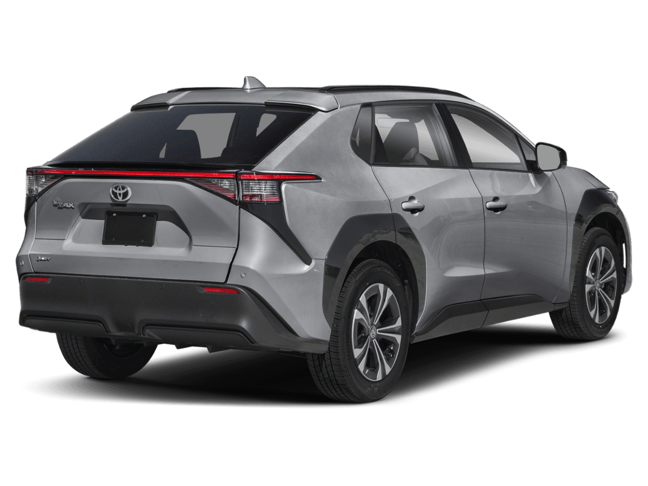 2023 Toyota bZ4X XLE - Rear 3/4, facing to the right
