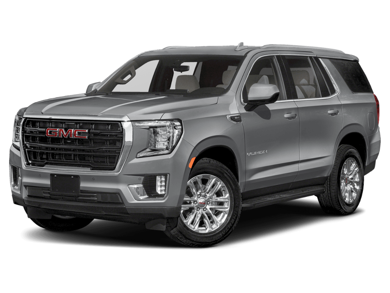2023 GMC Yukon SLE - Front 3/4, facing to the left