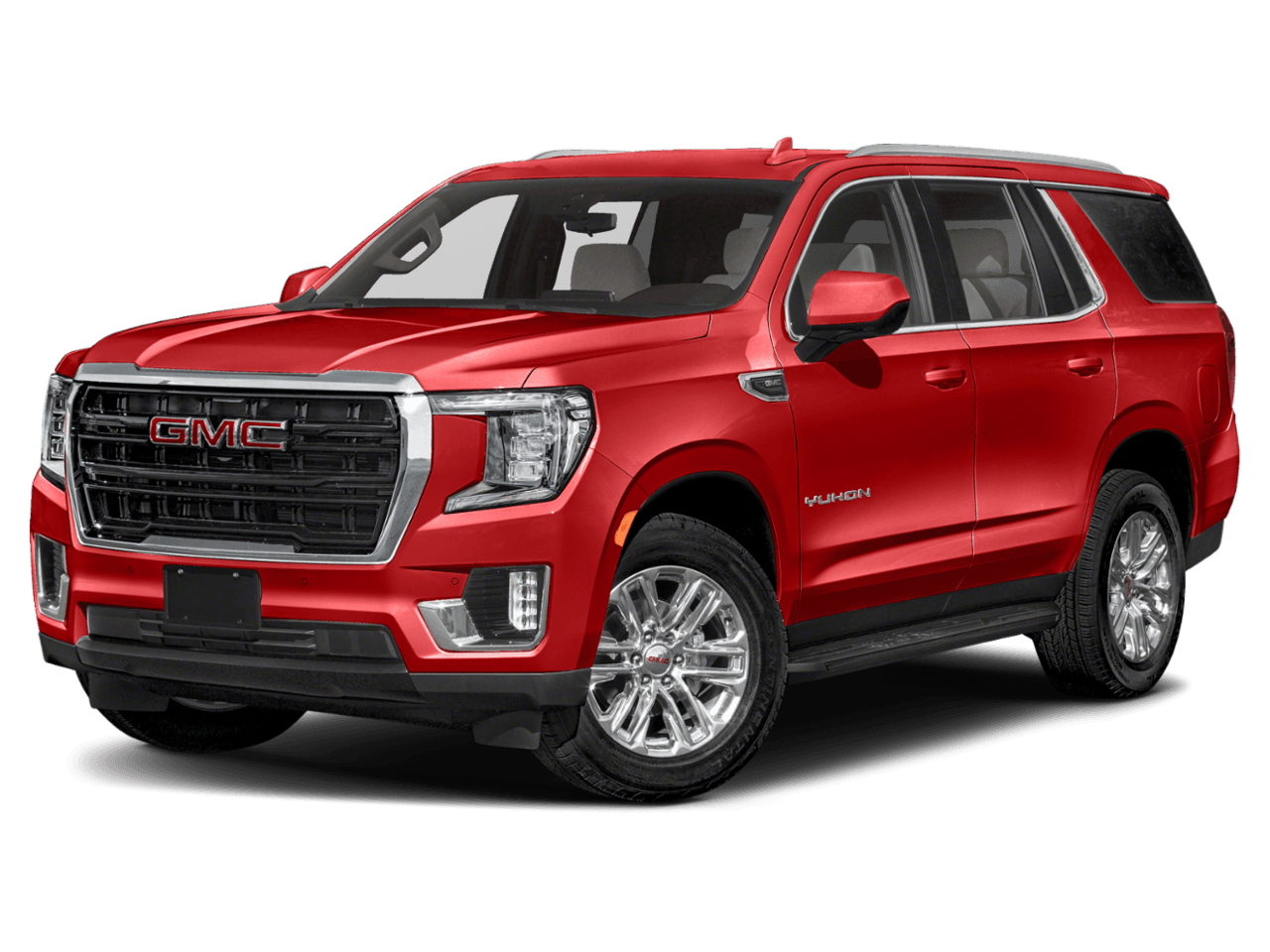 2023 GMC Yukon SLE - Front 3/4, facing to the left