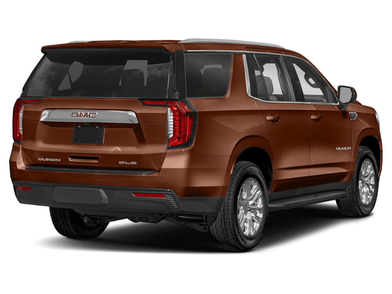 2023 GMC Yukon SLE - Rear 3/4, facing to the right