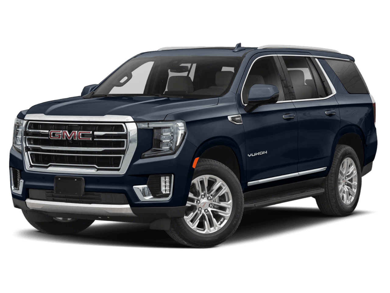2023 GMC Yukon SLT - Front 3/4, facing to the left