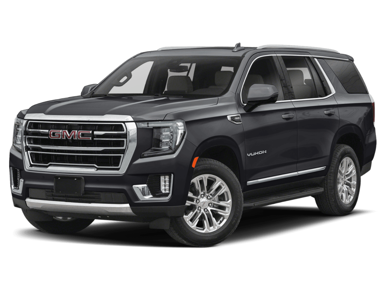 2023 GMC Yukon SLT - Front 3/4, facing to the left