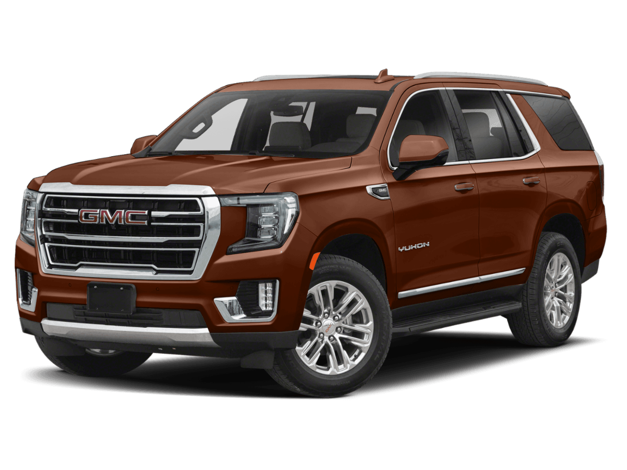 2023 GMC Yukon SLT - Front 3/4, facing to the left