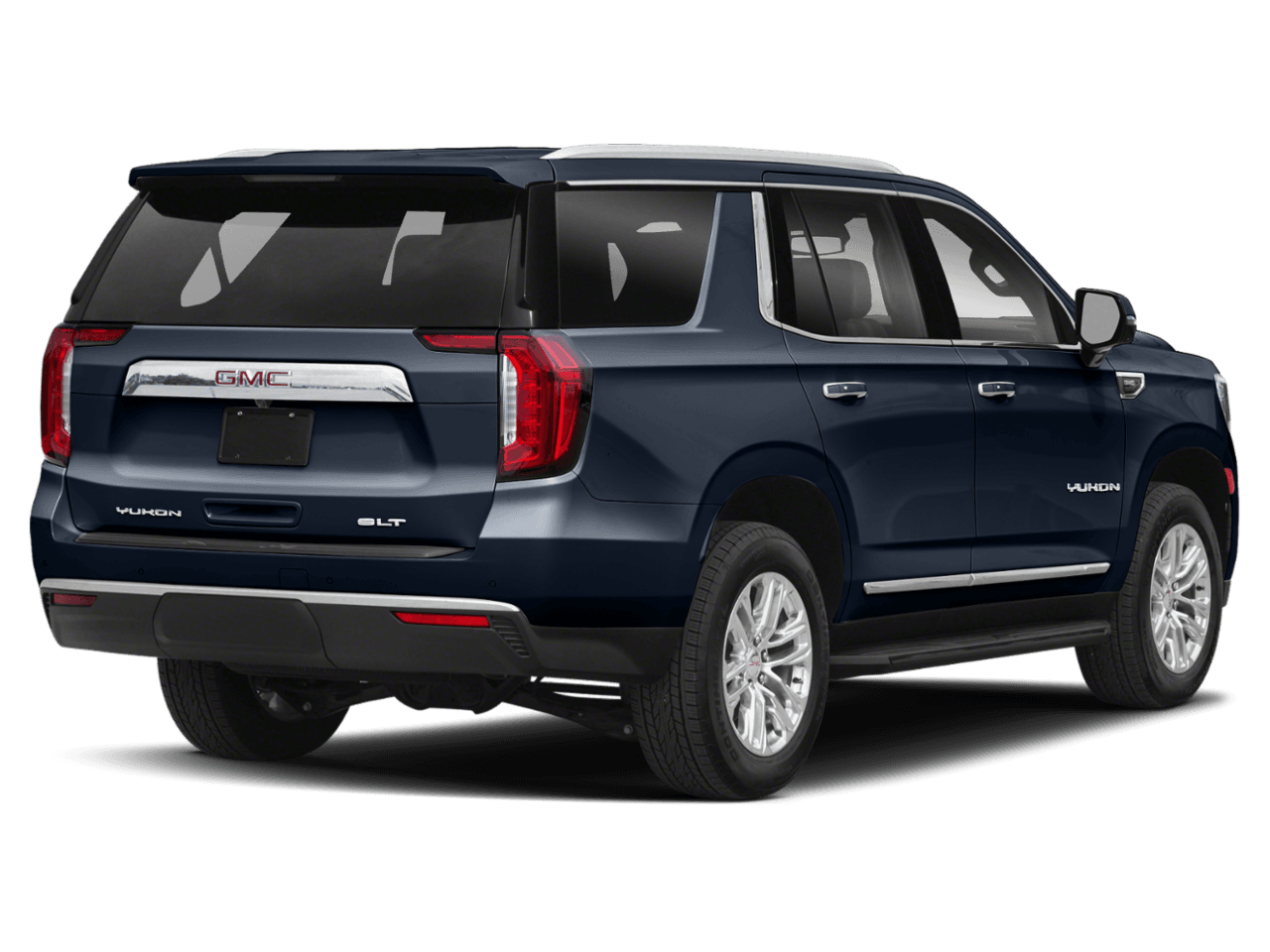 2023 GMC Yukon SLT - Rear 3/4, facing to the right