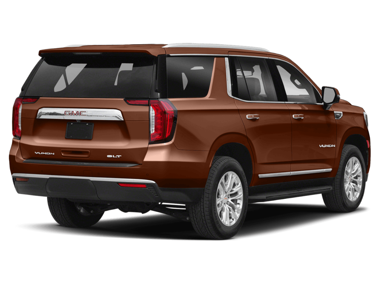 2023 GMC Yukon SLT - Rear 3/4, facing to the right