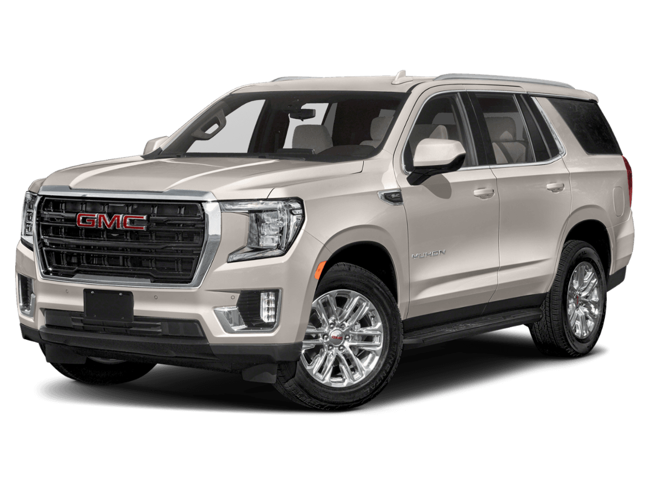 2023 GMC Yukon SLE - Front 3/4, facing to the left