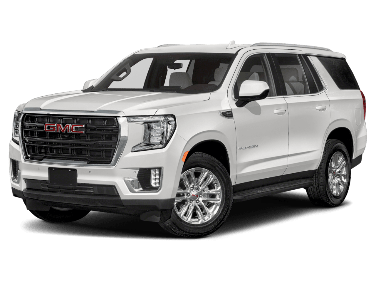 2023 GMC Yukon SLE - Front 3/4, facing to the left
