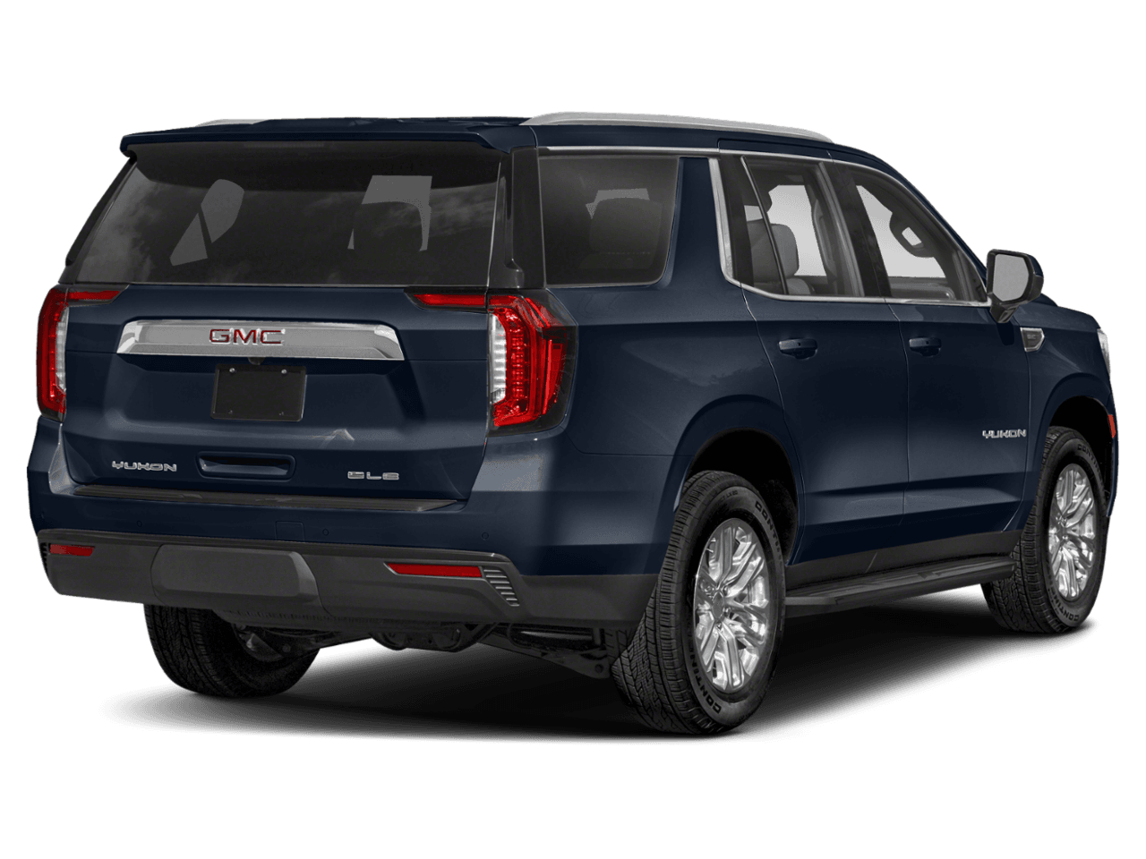 2023 GMC Yukon SLE - Rear 3/4, facing to the right