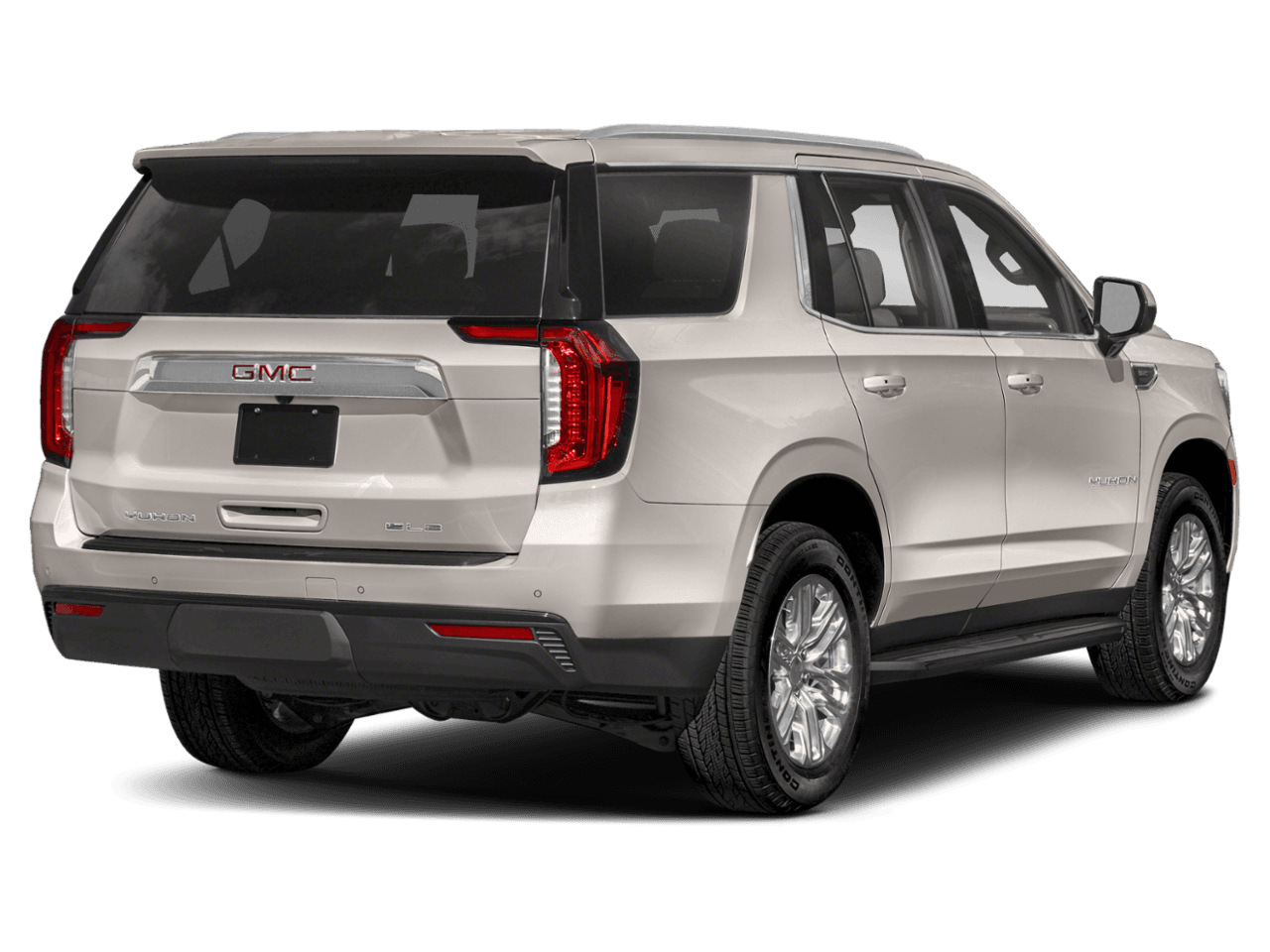 2023 GMC Yukon SLE - Rear 3/4, facing to the right