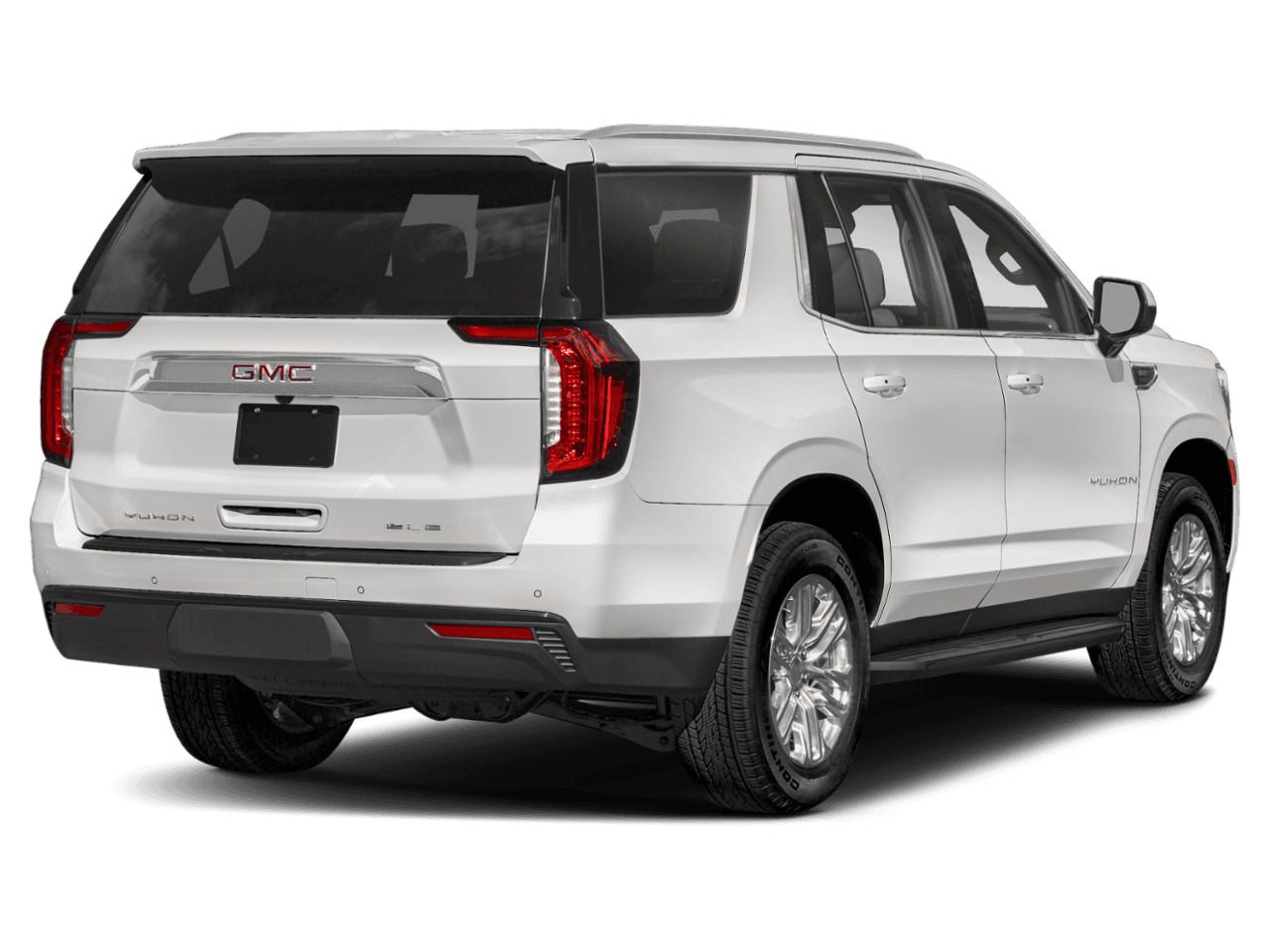 2023 GMC Yukon SLE - Rear 3/4, facing to the right