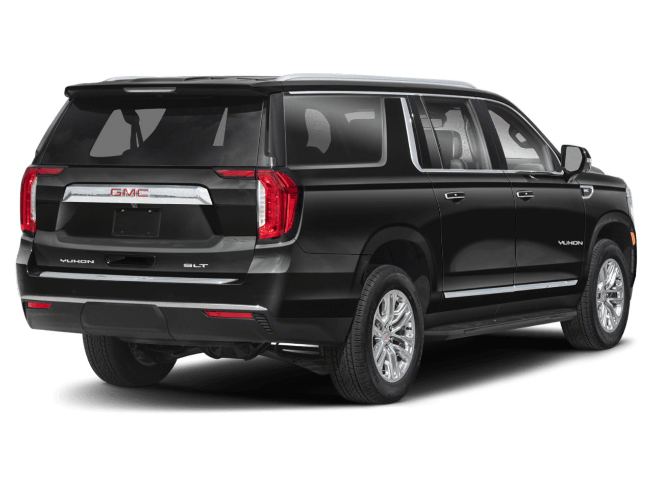 2023 GMC Yukon XL SLT - Rear 3/4, facing to the right