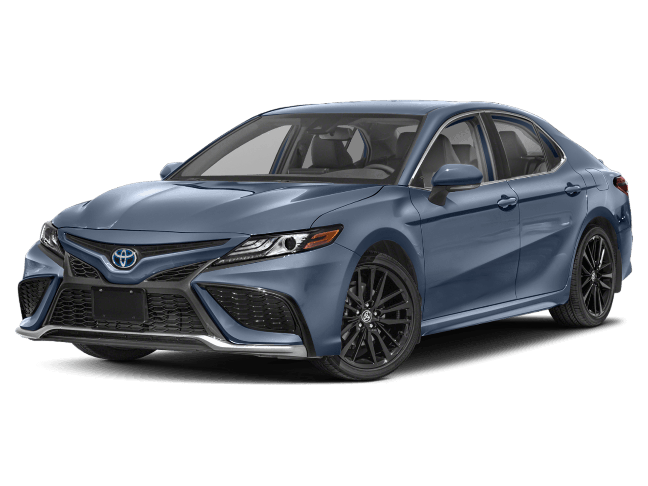 2023 Toyota Camry Hybrid XSE - Front 3/4, facing to the left