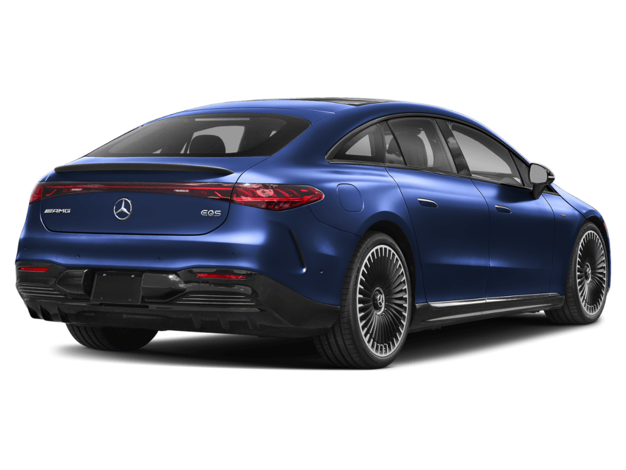 2022 Mercedes-Benz EQS AMG EQS - Rear 3/4, facing to the right