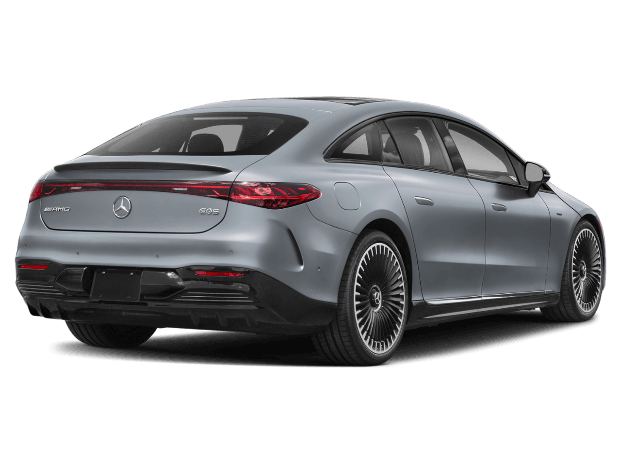 2022 Mercedes-Benz EQS AMG EQS - Rear 3/4, facing to the right