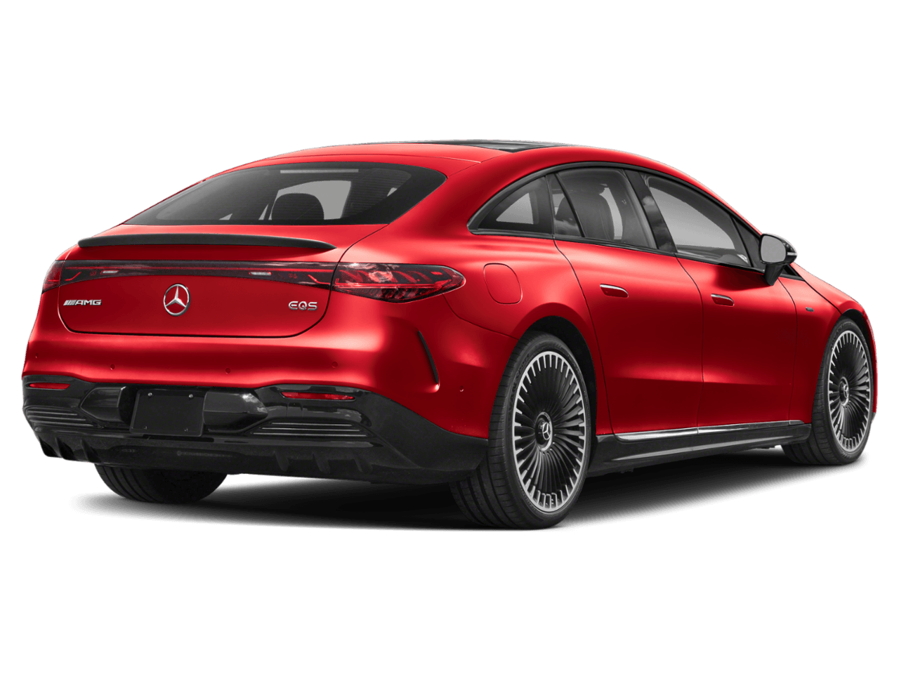 2022 Mercedes-Benz EQS AMG EQS - Rear 3/4, facing to the right