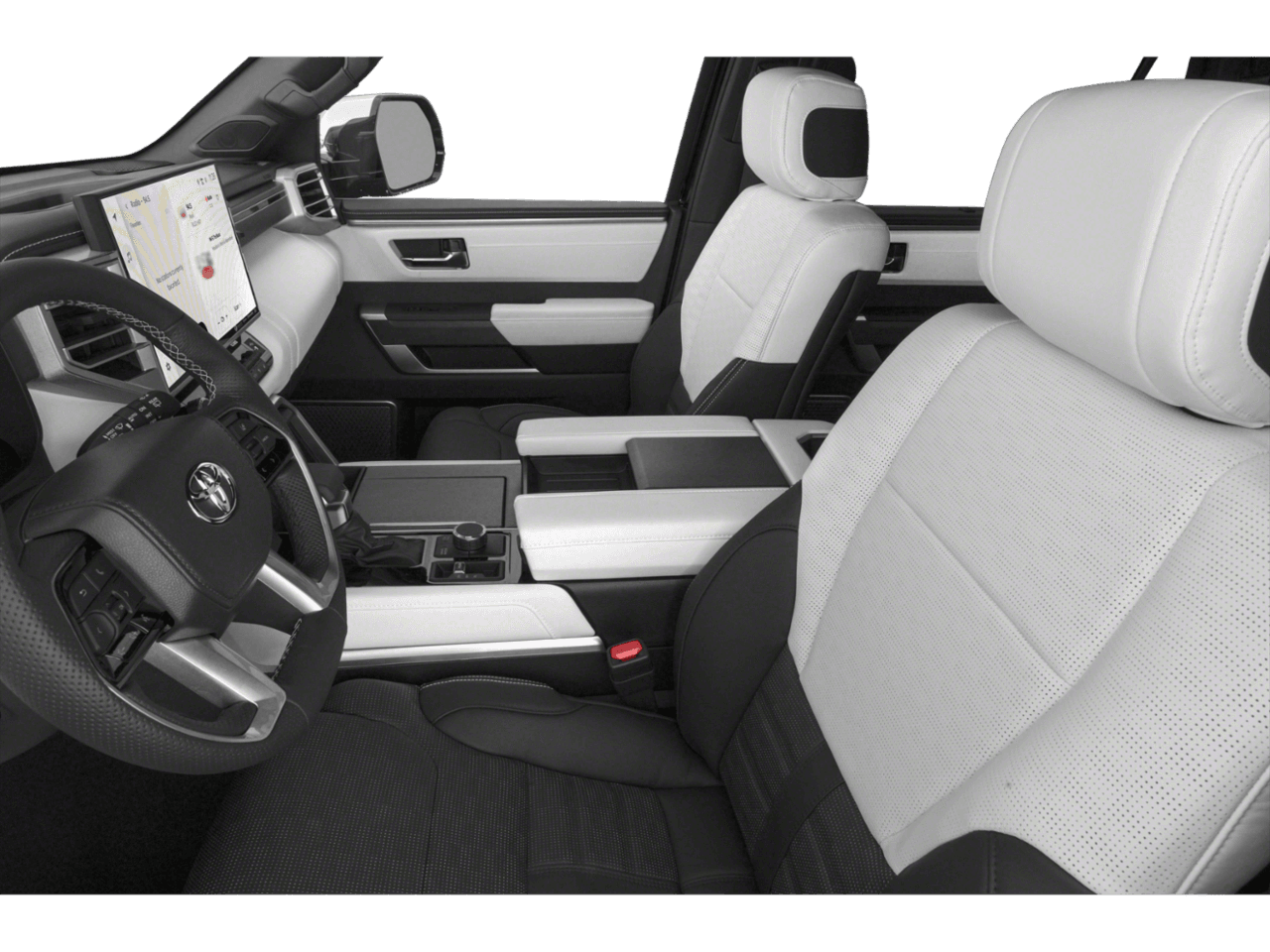 2023 Toyota Sequoia Capstone - Interior Driver's Side with Door Open, Front Seat Feature