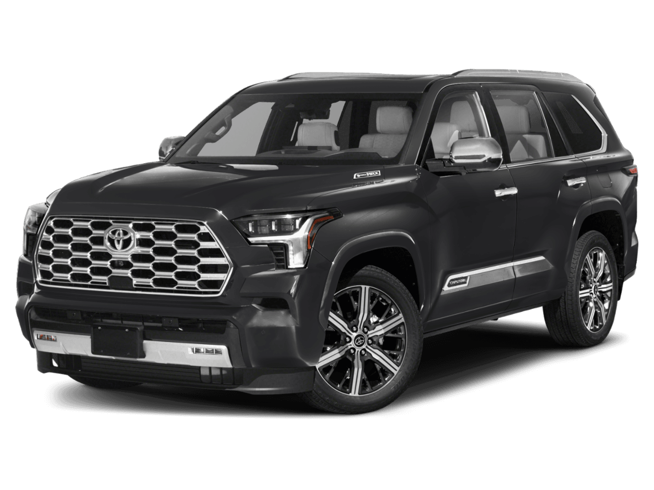2023 Toyota Sequoia Capstone - Front 3/4, facing to the left