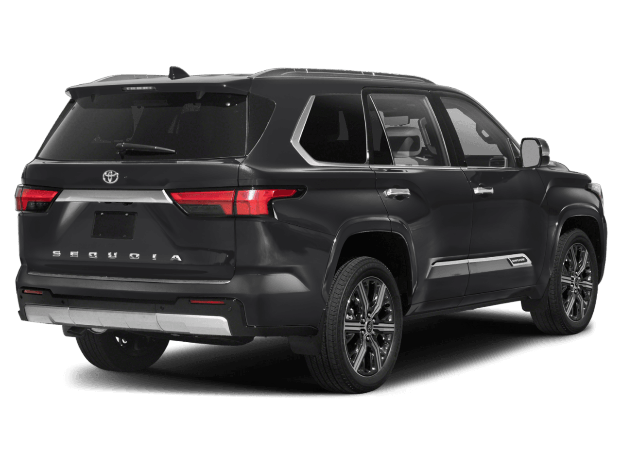 2023 Toyota Sequoia Capstone - Rear 3/4, facing to the right