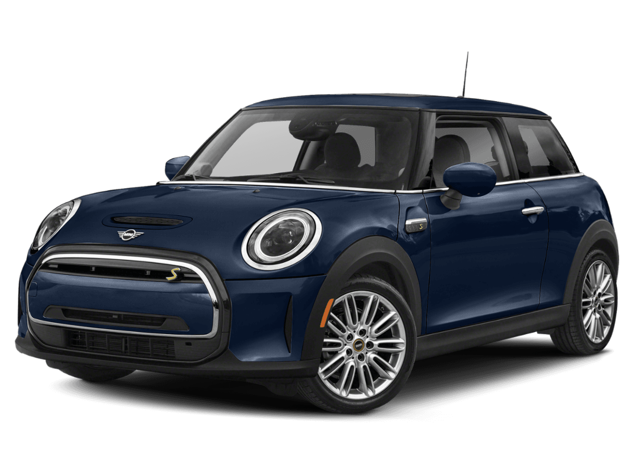 2023 MINI Hardtop 2 Door Cooper SE - Front 3/4, facing to the left
