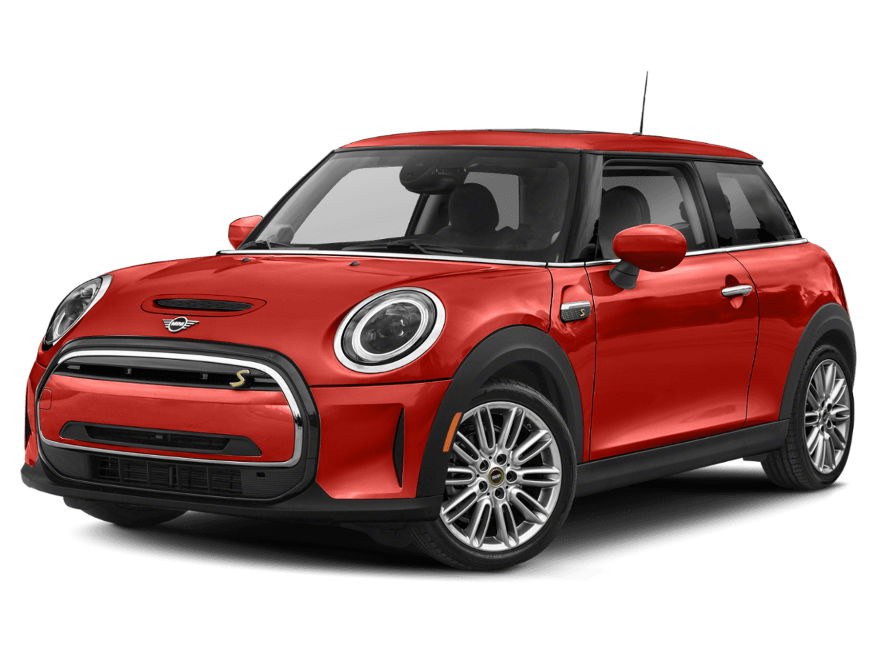 2023 MINI Hardtop 2 Door Cooper SE - Front 3/4, facing to the left