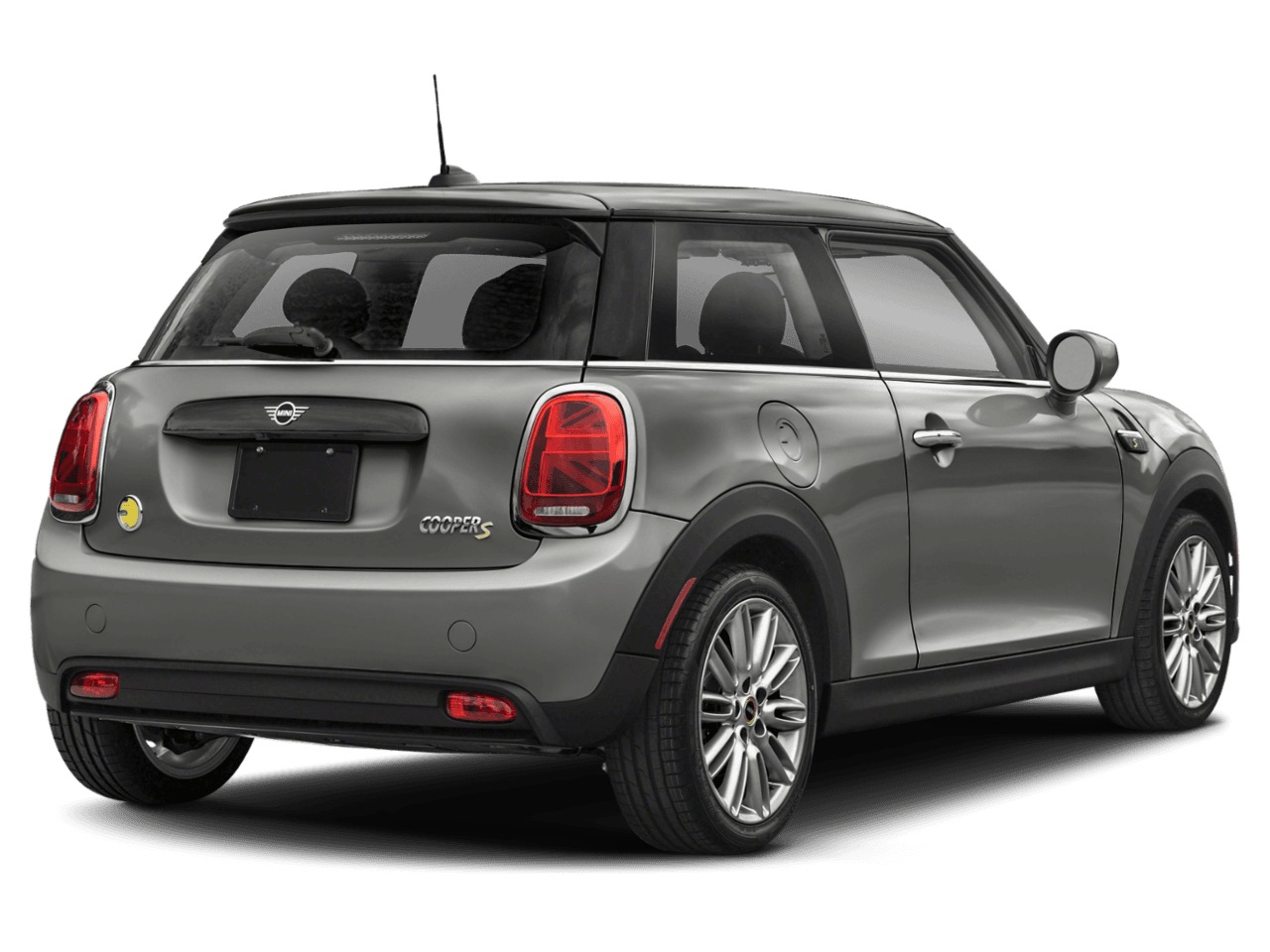 2023 MINI Hardtop 2 Door Cooper SE - Rear 3/4, facing to the right