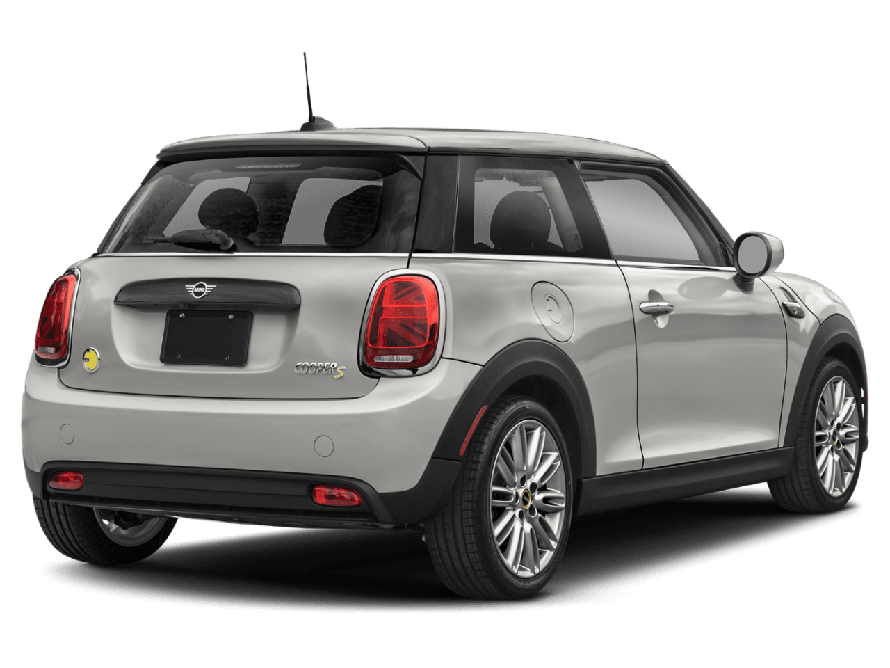 2023 MINI Hardtop 2 Door Cooper SE - Rear 3/4, facing to the right