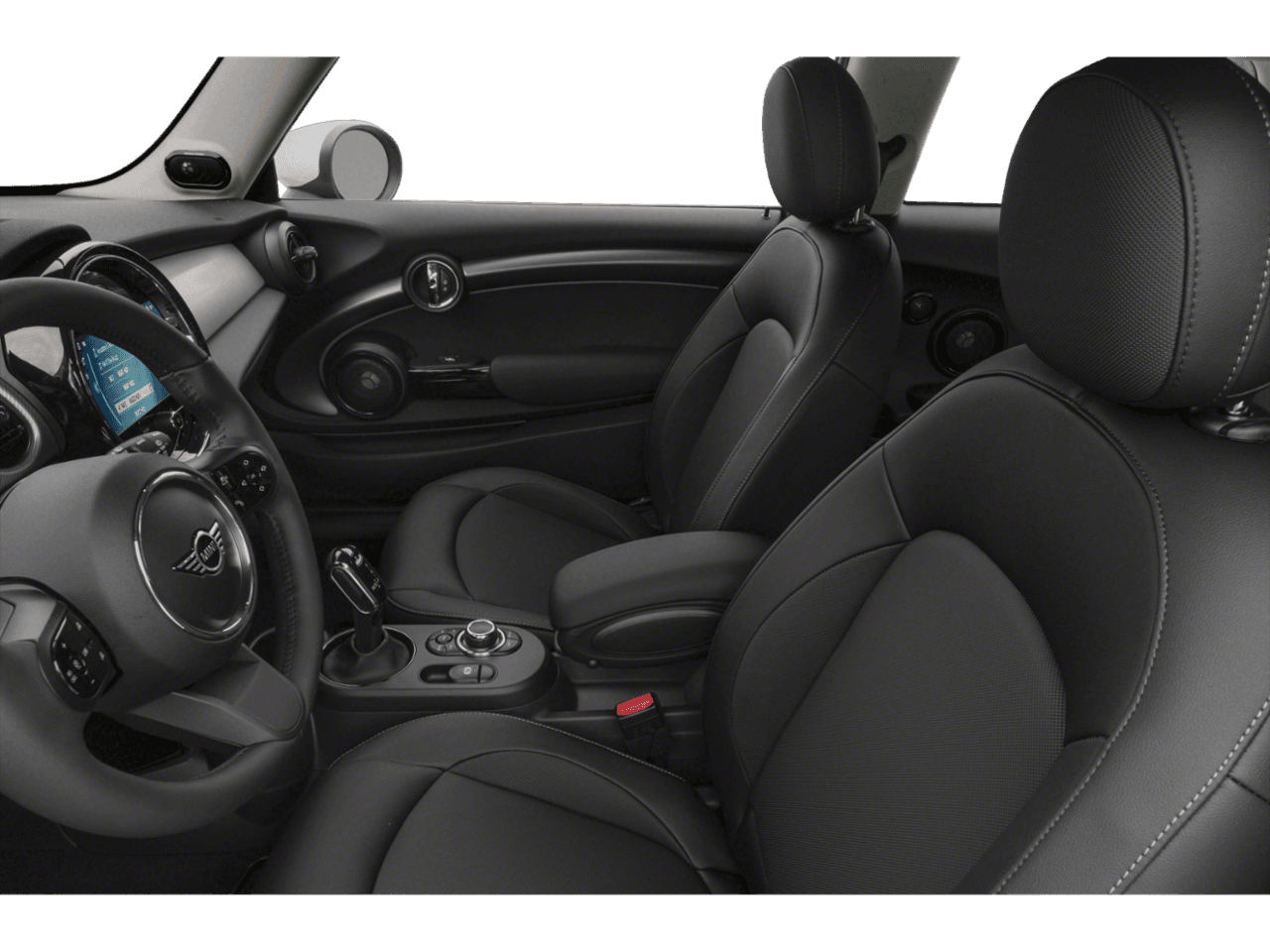 2023 MINI Hardtop 2 Door Cooper S Classic - Interior Driver's Side with Door Open, Front Seat Feature