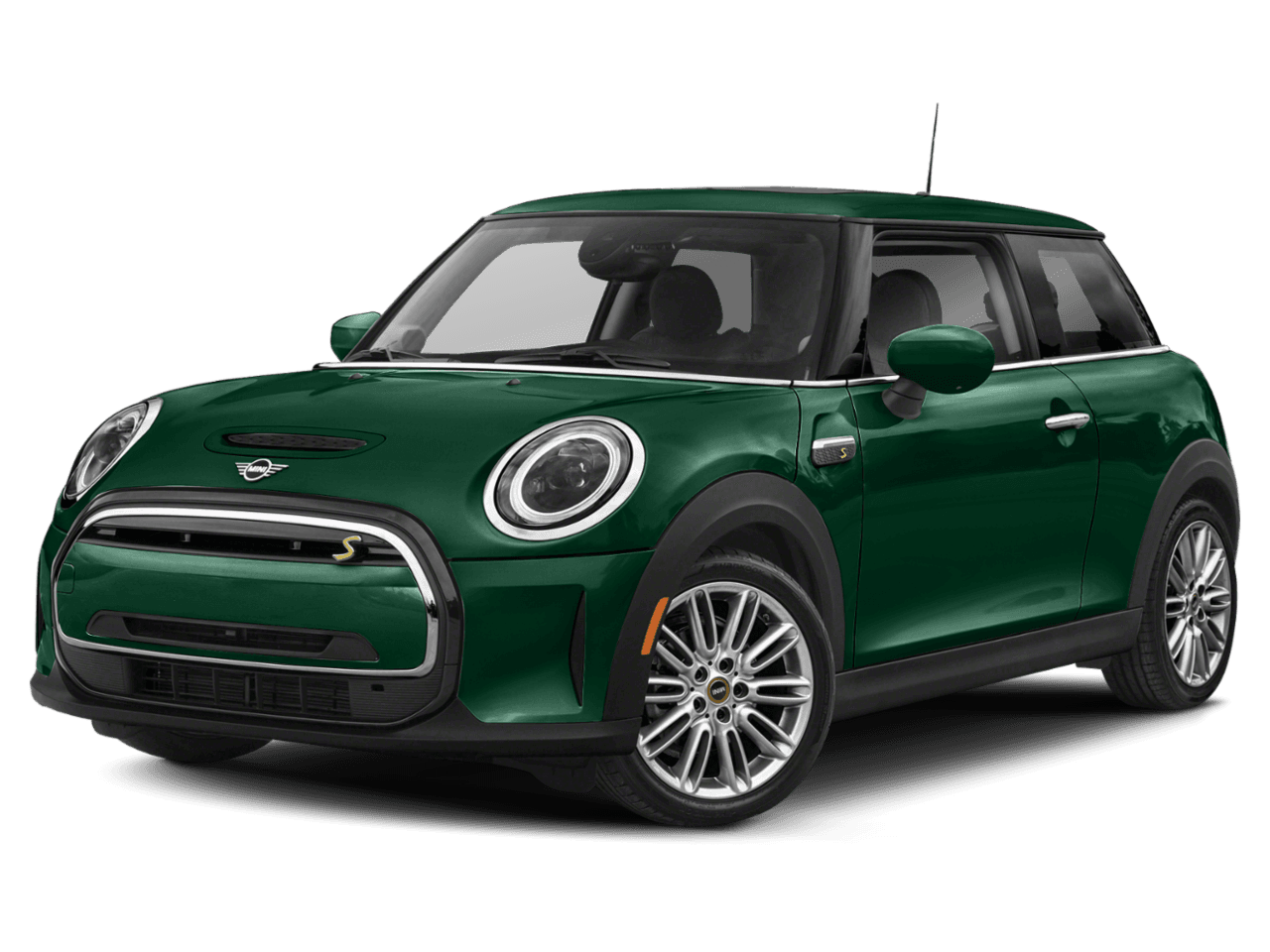 2023 MINI Hardtop 2 Door Cooper SE Signature - Front 3/4, facing to the left