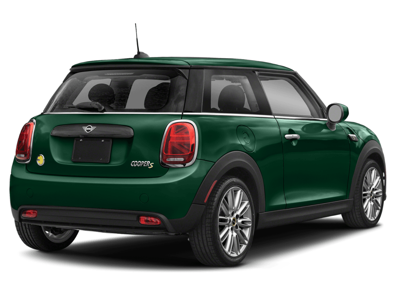 2023 MINI Hardtop 2 Door Cooper SE Signature - Rear 3/4, facing to the right