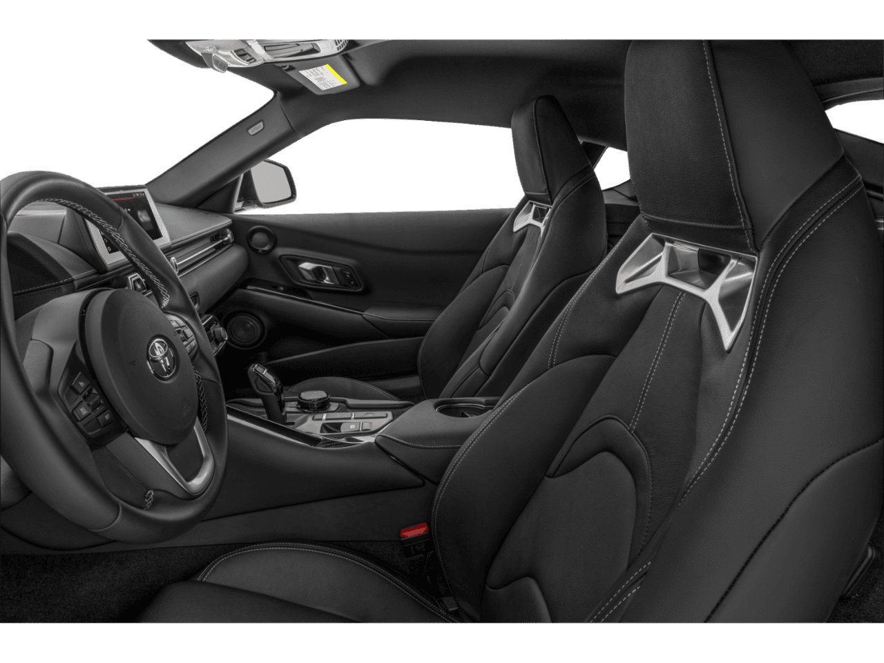 2023 Toyota GR Supra 3.0 Premium - Interior Driver's Side with Door Open, Front Seat Feature