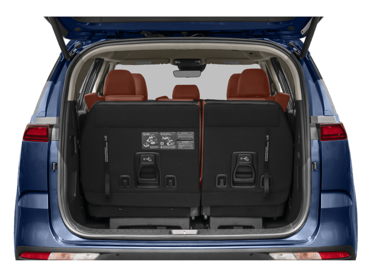 2023 Kia Carnival SX - Interior Trunk with Hatch Open Feature