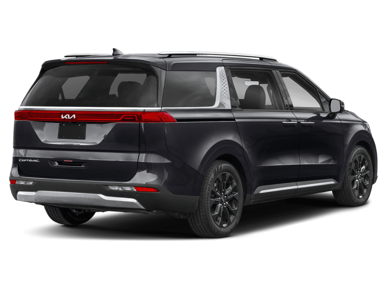 2023 Kia Carnival SX - Rear 3/4, facing to the right