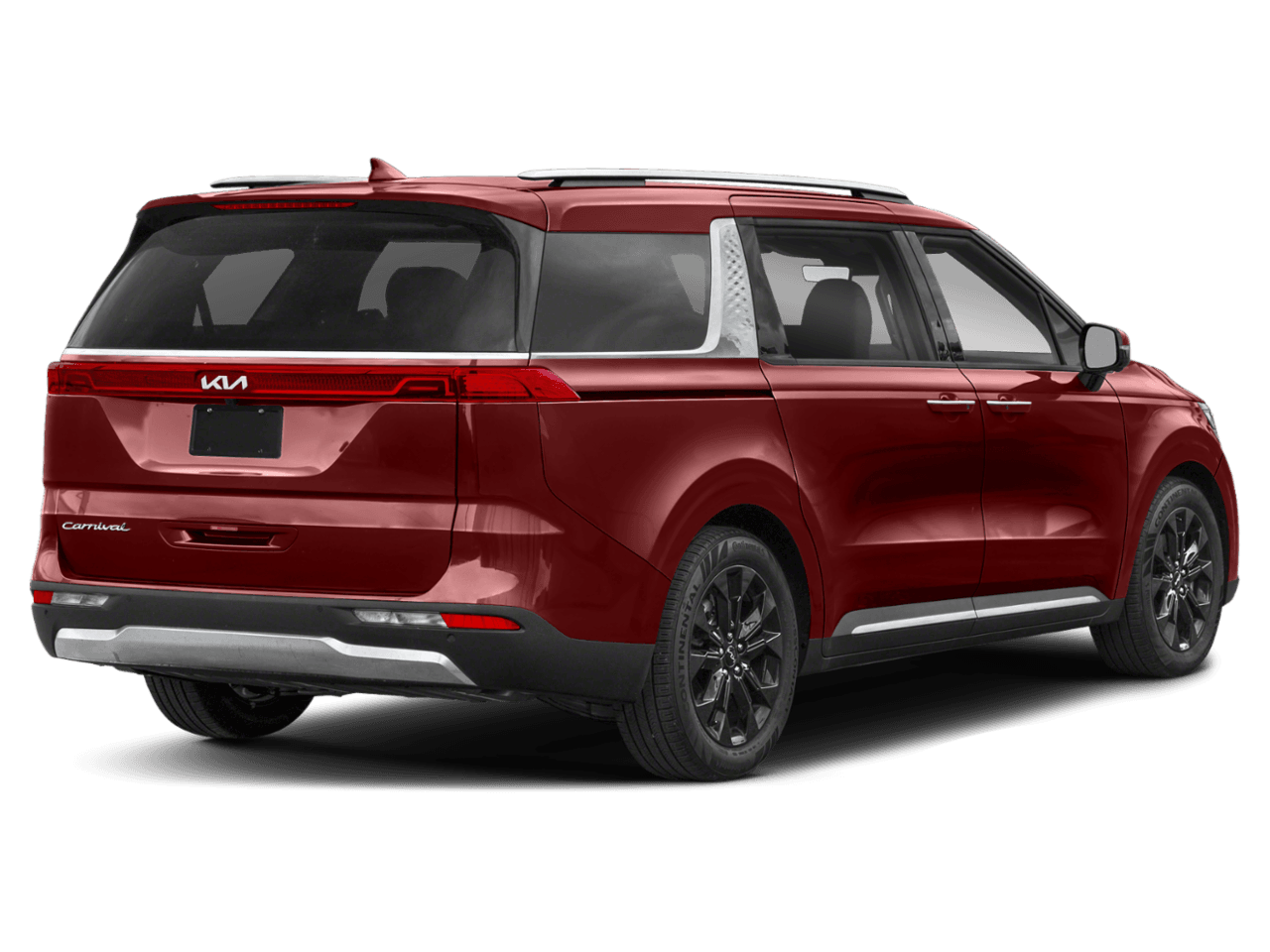 2023 Kia Carnival SX - Rear 3/4, facing to the right