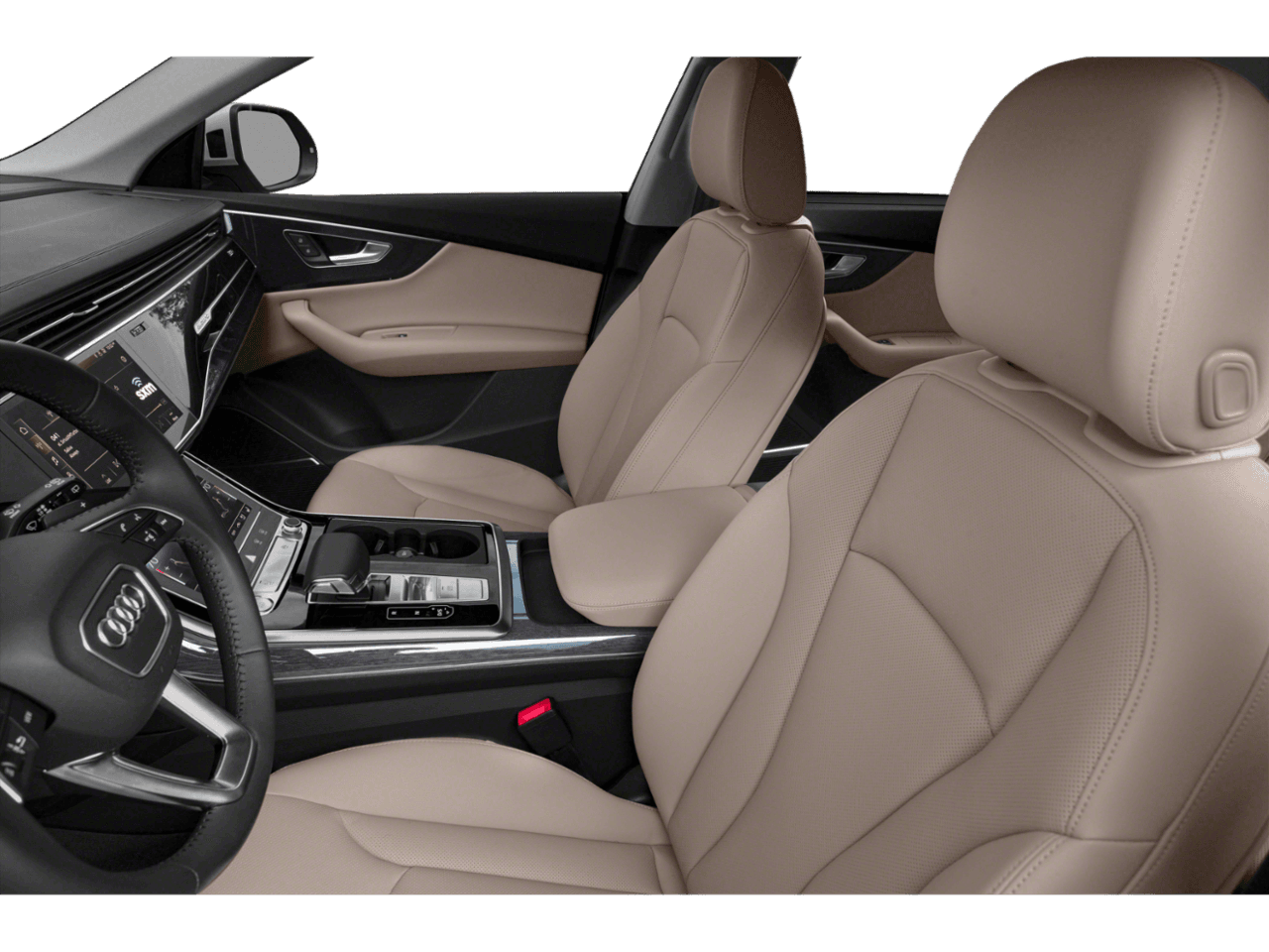 2023 Audi Q8 Premium - Interior Driver's Side with Door Open, Front Seat Feature