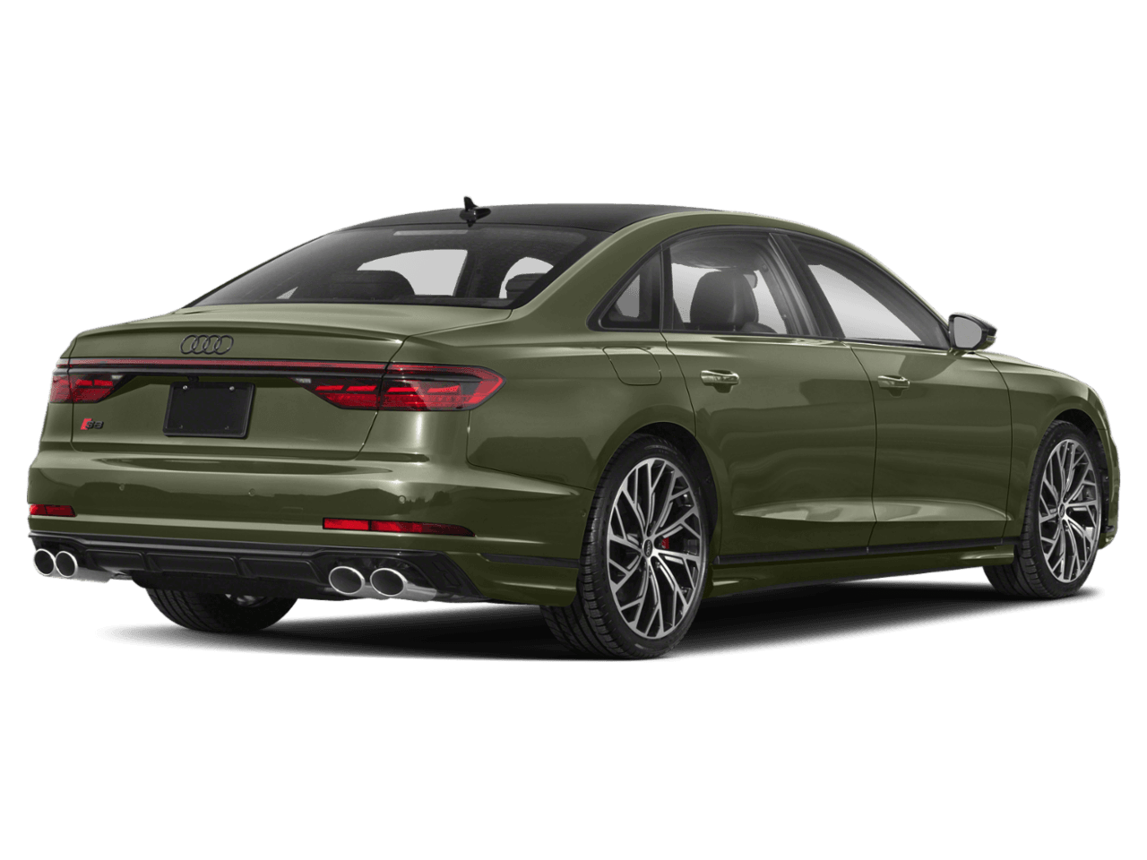 2023 Audi S8 4.0 - Rear 3/4, facing to the right