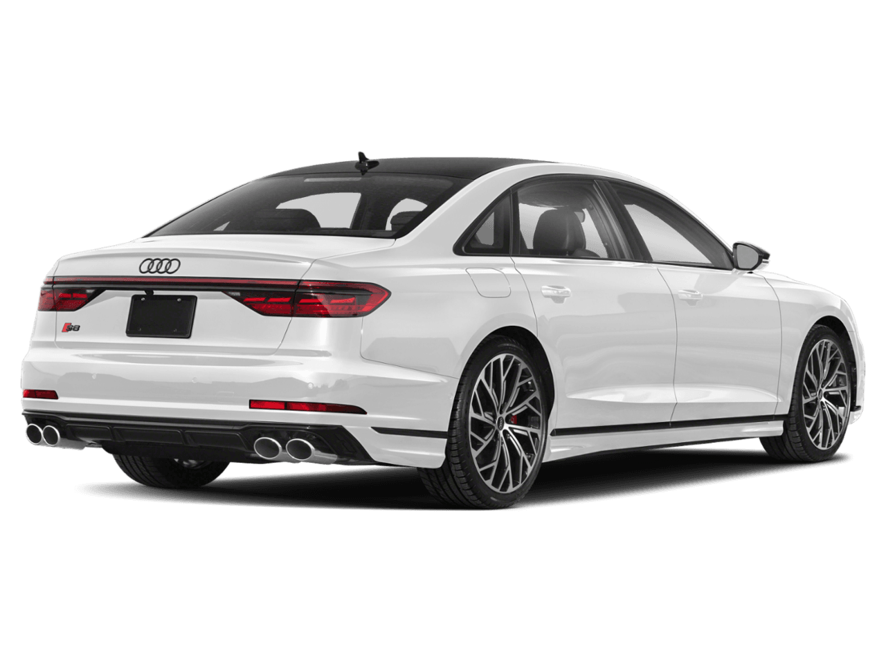 2023 Audi S8 4.0 - Rear 3/4, facing to the right