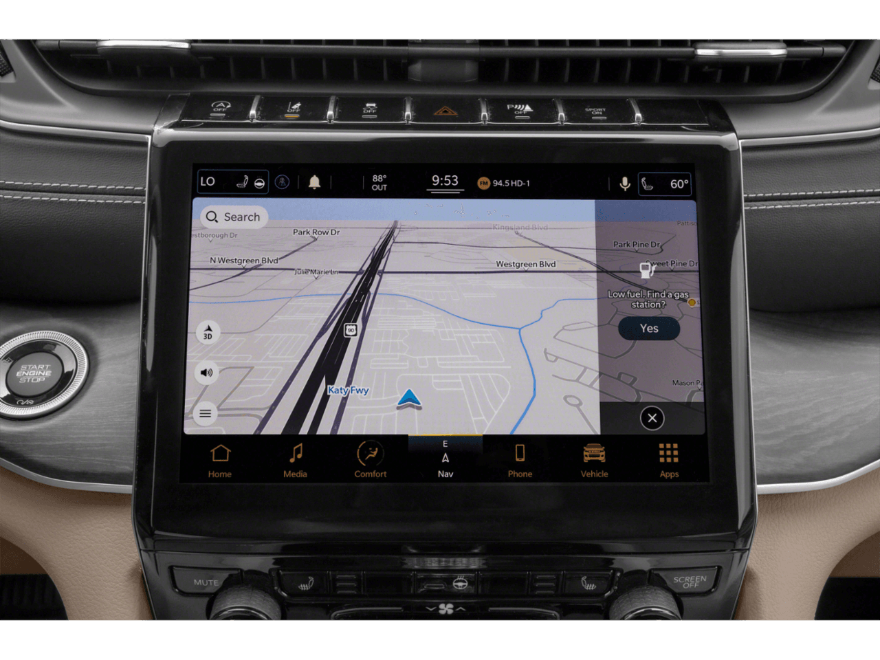 2023 Jeep Grand Cherokee L Altitude - Interior Navigation System