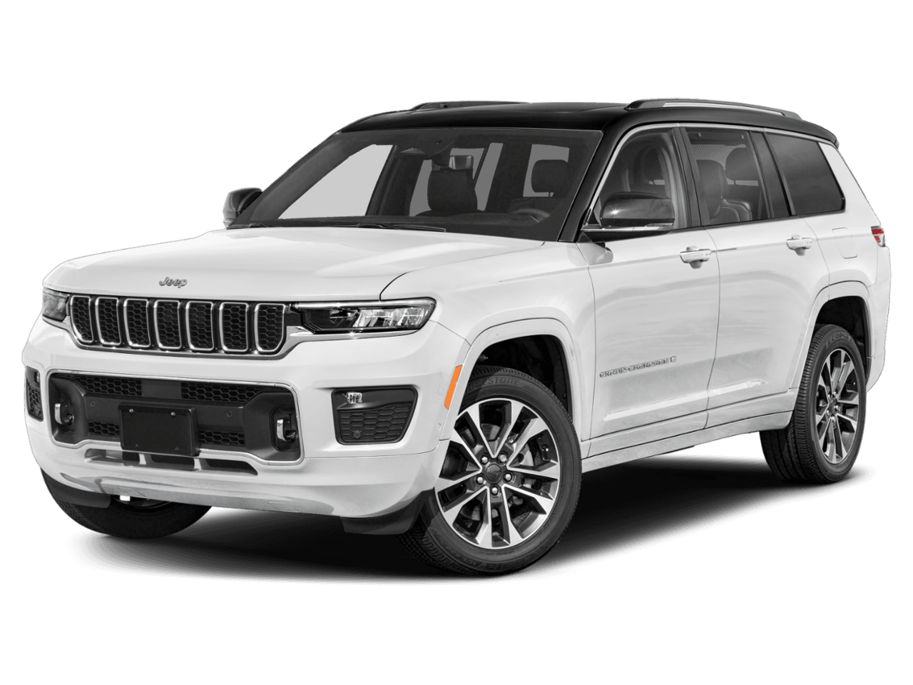 2023 Jeep Grand Cherokee L Overland - Front 3/4, facing to the left