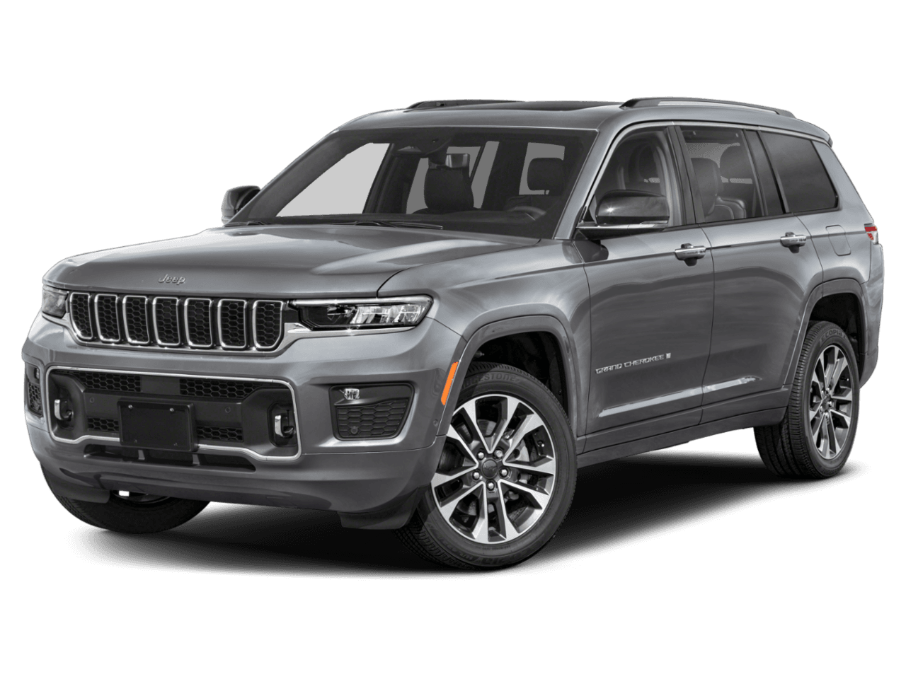 2023 Jeep Grand Cherokee L Overland - Front 3/4, facing to the left